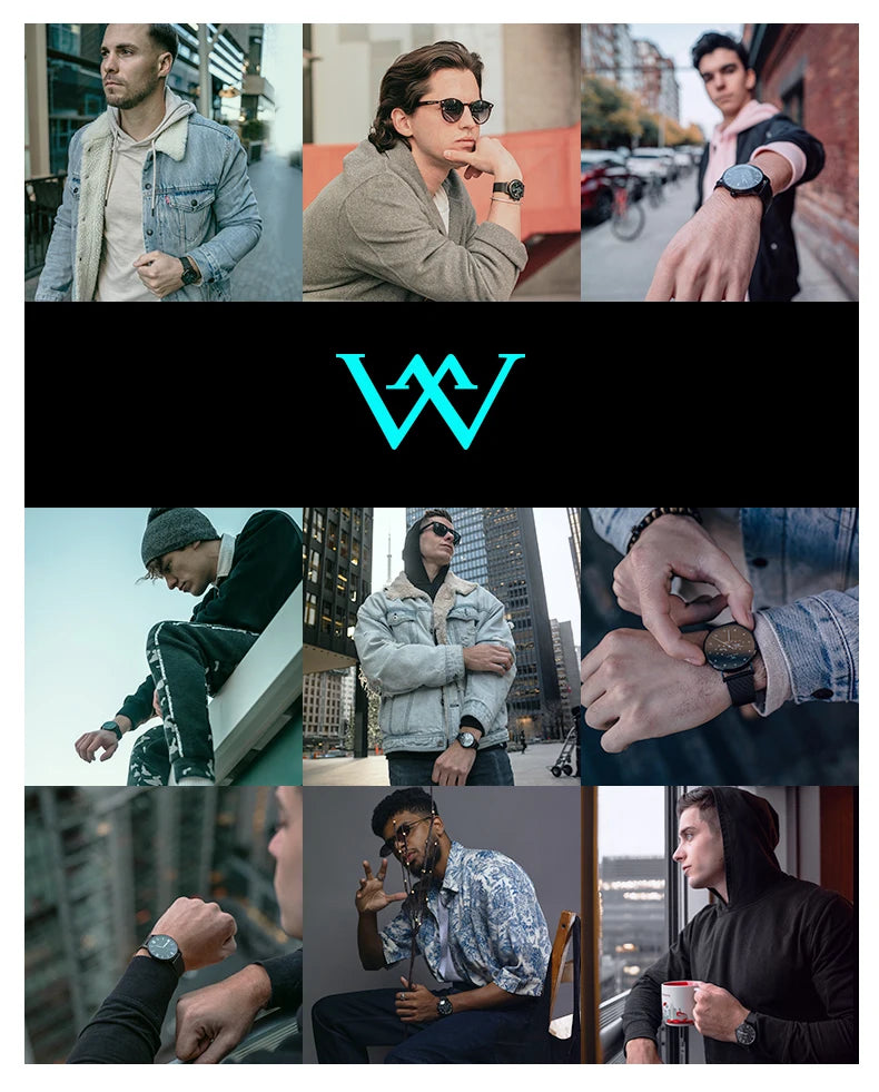 WM Watch Automatic Mechanical Watch Gemstone Series NH35 100M Water Resistant AR Coated Sapphire Welly Merck Man Watches WM225