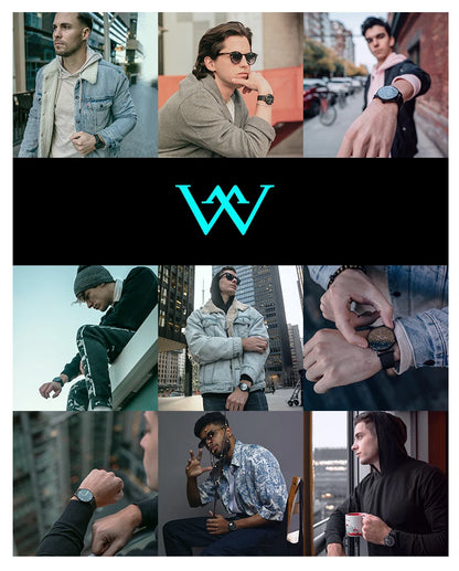 WM Watch Automatic Mechanical Diver Watches Men Sparkle Grain Gradient Dial Ceramic Bezel NH35 AR Coated Welly Merck Watch WM212