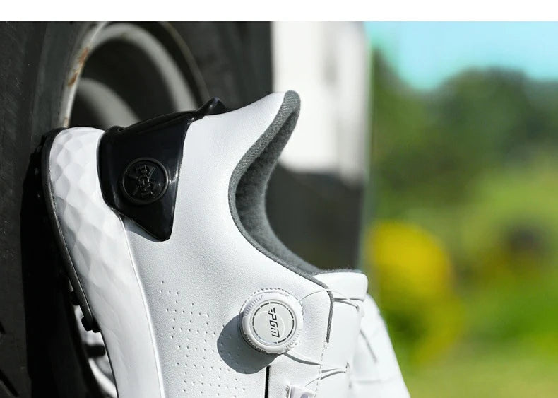 PGM Men's Golf Shoes Sneakers Comfortable Cushioning Knob Lace Waterproof and Anti Slip Height Increase XZ408