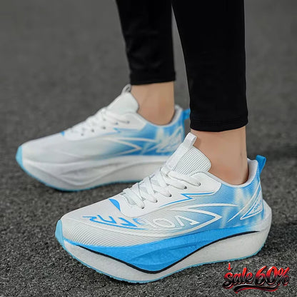 2026 Air Cushion Jogging Running Shoes Carbon Plate Marathon Men's Sports Breathable Lightweight Women's Non-Slip Sneakers