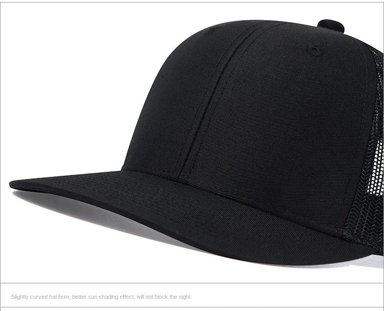 Gorras de camionero de malla en 38 colores para actividades al aire libre, gorras «dad hat» con cierre a presión, gorras de hip hop para hombre y mujer, gorras de béisbol ajustables para niños y niñas