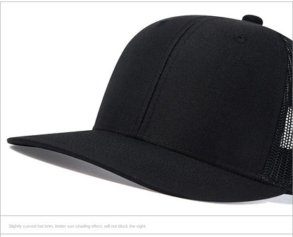 Gorras de camionero de malla en 38 colores para actividades al aire libre, gorras «dad hat» con cierre a presión, gorras de hip hop para hombre y mujer, gorras de béisbol ajustables para niños y niñas