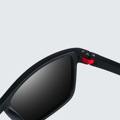 Fashion High Quality Brand New Polarized UV400 Sunglasses Men Women‘s Square Matte Frame Glasses