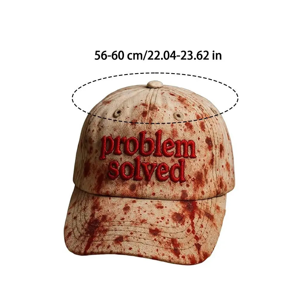 Bloody Baseball Caps for Halloween Parties Women Men Adult Unisex Cap Halloween Horror Bloody Hat Party Caps Funny Bloody Hats