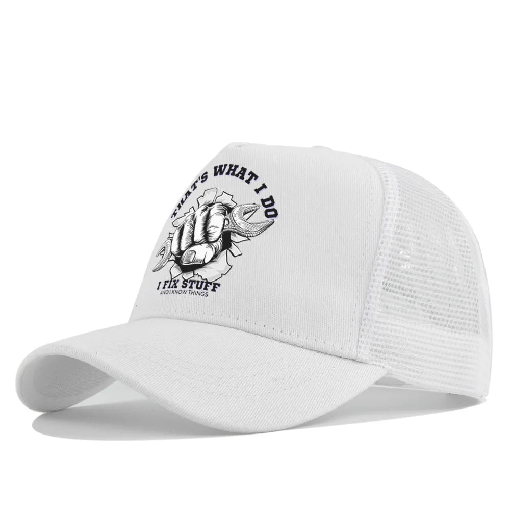 Gorra de béisbol de moda para primavera-verano, de malla estampada y transpirable, con logotipo personalizado para hombres, mujeres y parejas; gorra con visera, casquette.