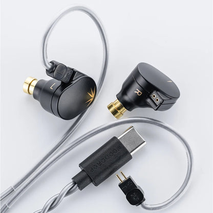 MOONDROP CHU II CHUII DSP Dynamic Driver In-Ear Earphone IEMs HiFi Music Earbuds with 0.78mm Interchangeable Cable Wried Headset