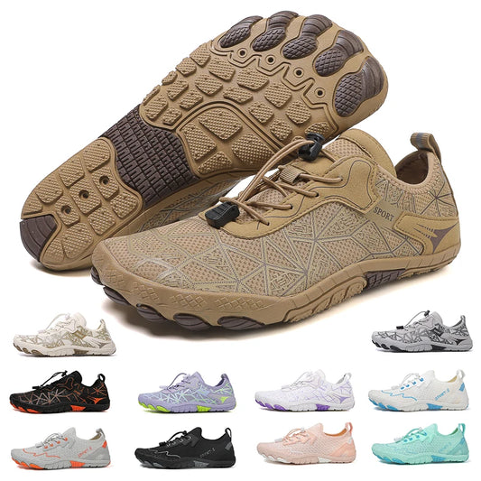 Men Wading Shoes Barefoot Quick-Drying Beach Shoes Outdoor Non-Slip Upstream Swimming Diving Shoes Women Water Sports Shoes