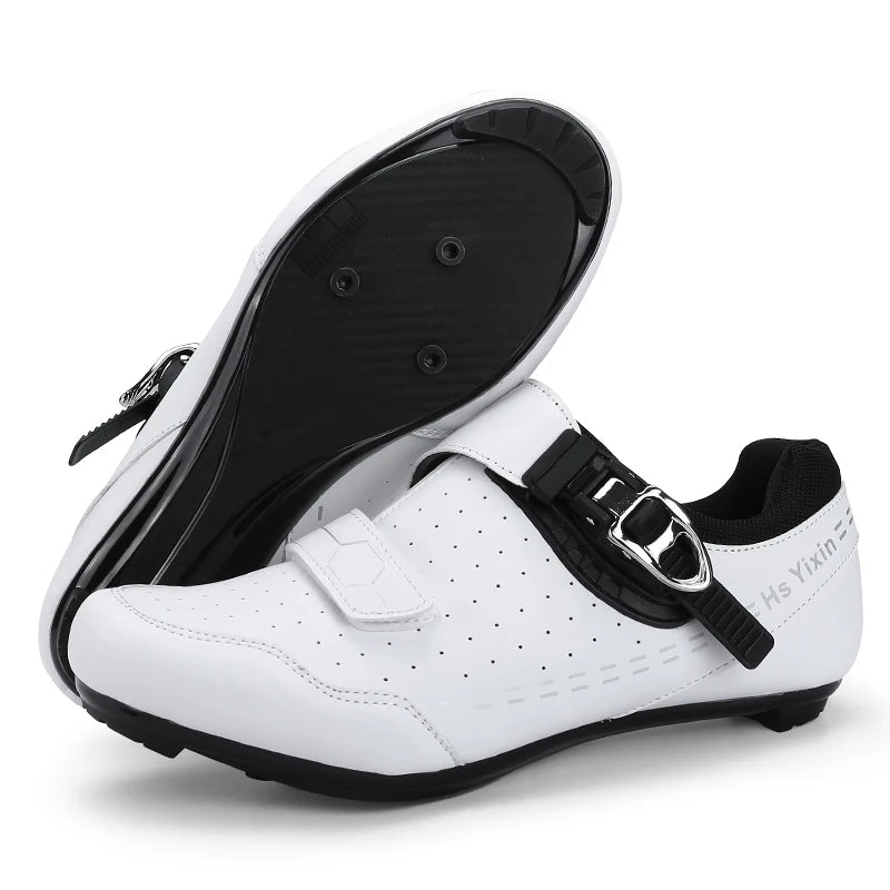 Mountain Bike Shoes Mens Cycling Shoes Quick Ratchet Buckle Compatible with SPD System Pedal for Indoor Outdoor Women MTB Shoes