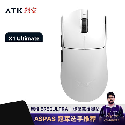 ATK Blazing Sky X1 Mouse Gamer Wireless 3Mode 8K Low Latency Lightweight FPS Liekong E-sports Gaming Mouse Custom Pc Accessories