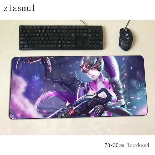 Podloga za miš Overwatch, crtana računalna podloga 700x300x3mm, velika gaming podloga za miš, Indie Pop podloga za miš i tipkovnicu, za PC gamer radni stol