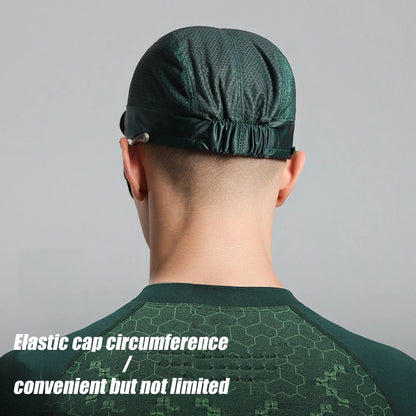 GOMOREON 1Pcs Funny Cycling Cap - Polyester Cycling Hat-Under Helmet - Cycling Helmet Liner Breathable&Sweat Uptake