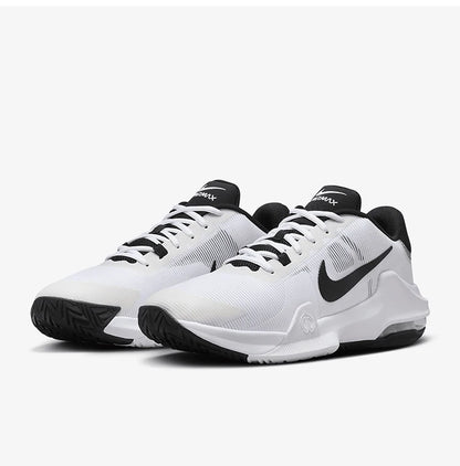 Zapatillas de baloncesto para hombre Nike Genuine Impact 4, prácticas, con amortiguación de cámara de aire, DM1124-103
