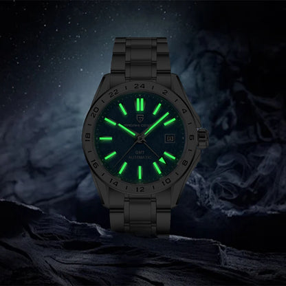 PAGANI DESIGN New GMT Men's Mechanical Watches 100M Waterproof Clock Sapphire Glass Automatic Men Watch PD-1792 Relogio Masculino