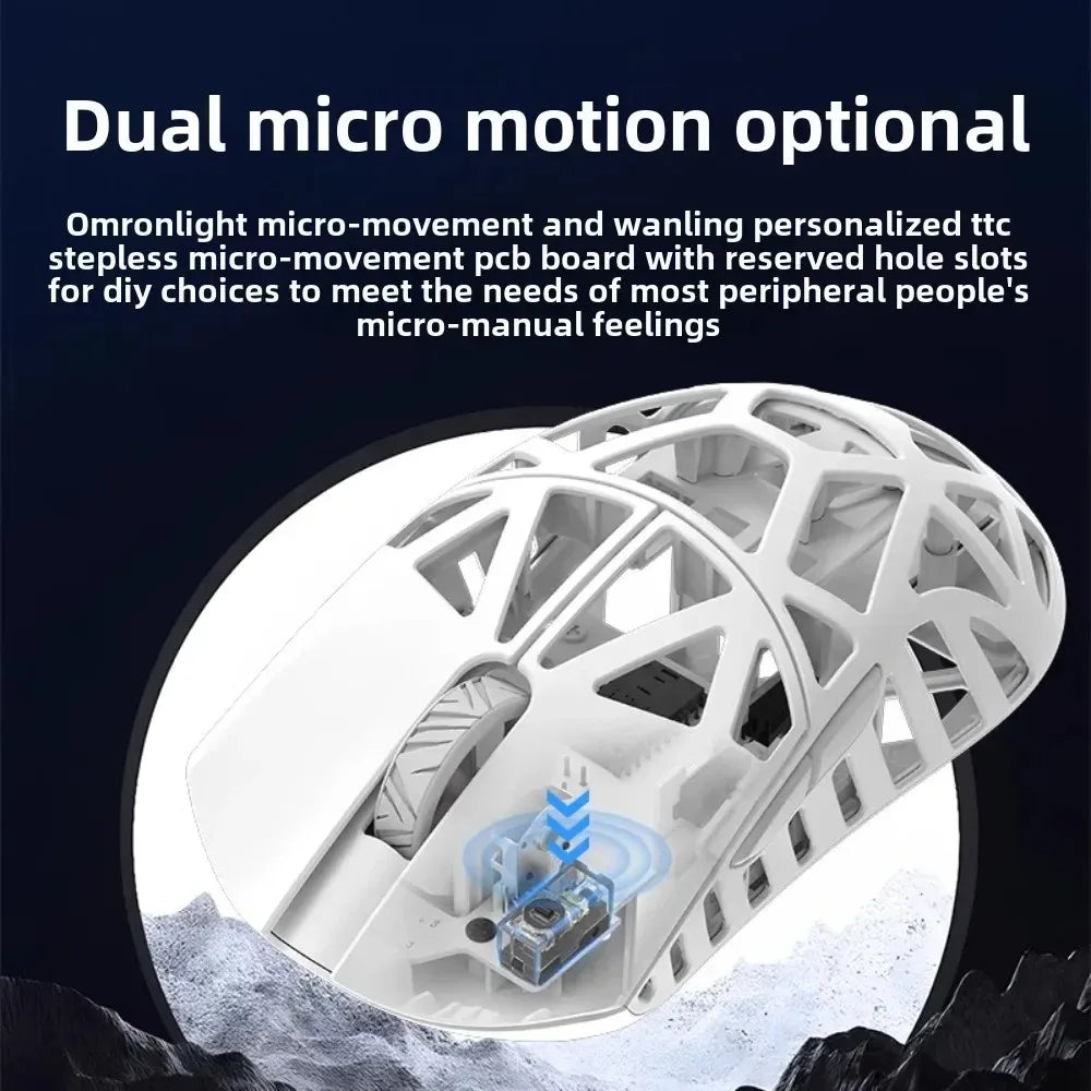 WLMOUSE Beast X Pro Magnesium Alloy Lightweight Wireless E-sports Gaming Mouse 750IPS 8K PAW3950HS 30000DPI Without Backlight