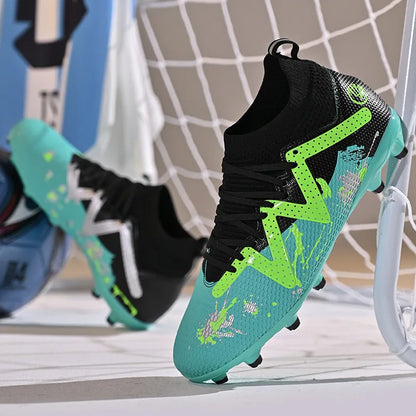 Profesionalne muške nogometne kopačke, sportske cipele za muškarce s dugim čepovima FG za vanjske terene, tenisice za trening s protukliznim potplatom