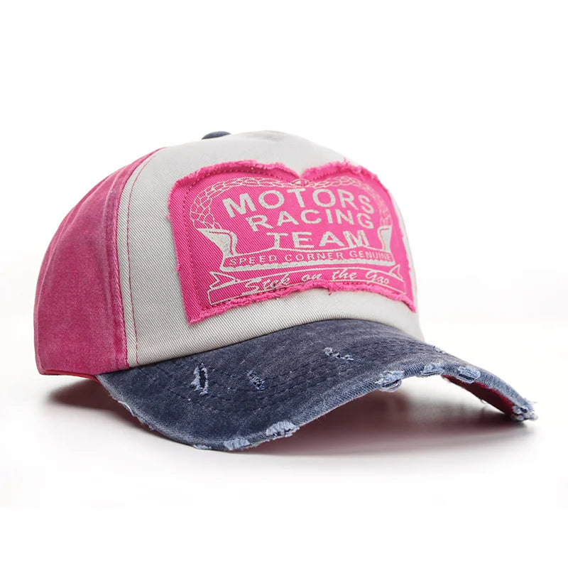Casquette de baseball en coton printemps-été pour homme, style délavé et vieilli, chapeaux pour homme et femme, casquette de soleil pour l'extérieur, casquettes hip-hop, style décontracté, multicolore