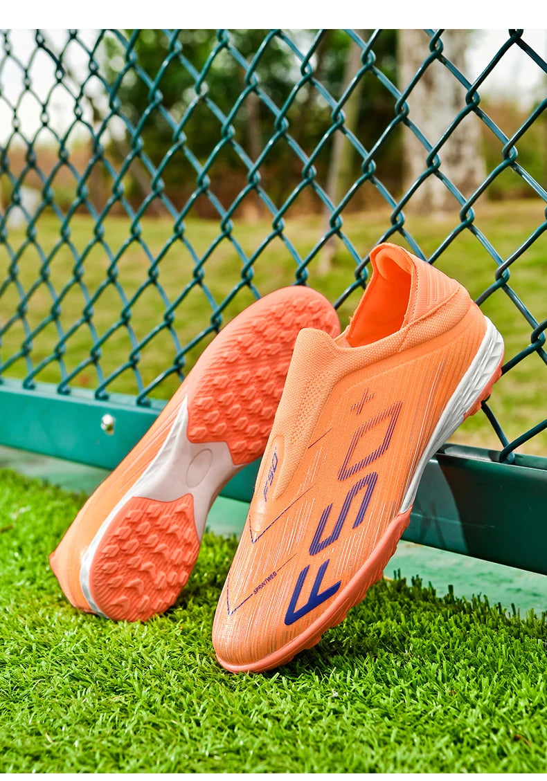 New Men's Football Boots Non Slip Comfortable Soccer Shoes Turf Ultralight Fg Grass Cleats Futsal Sport Indoor Adult Non-Slip