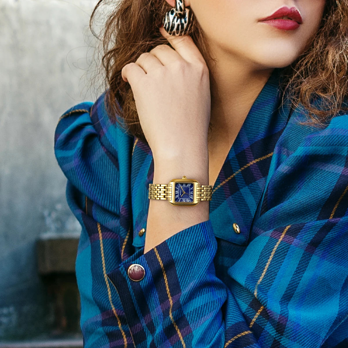 BERNY Gold Watch for Women Luxury Brand Square Ladies Quartz Watches New In Top Quality Fashion Elegant Business S/S Wristwatch