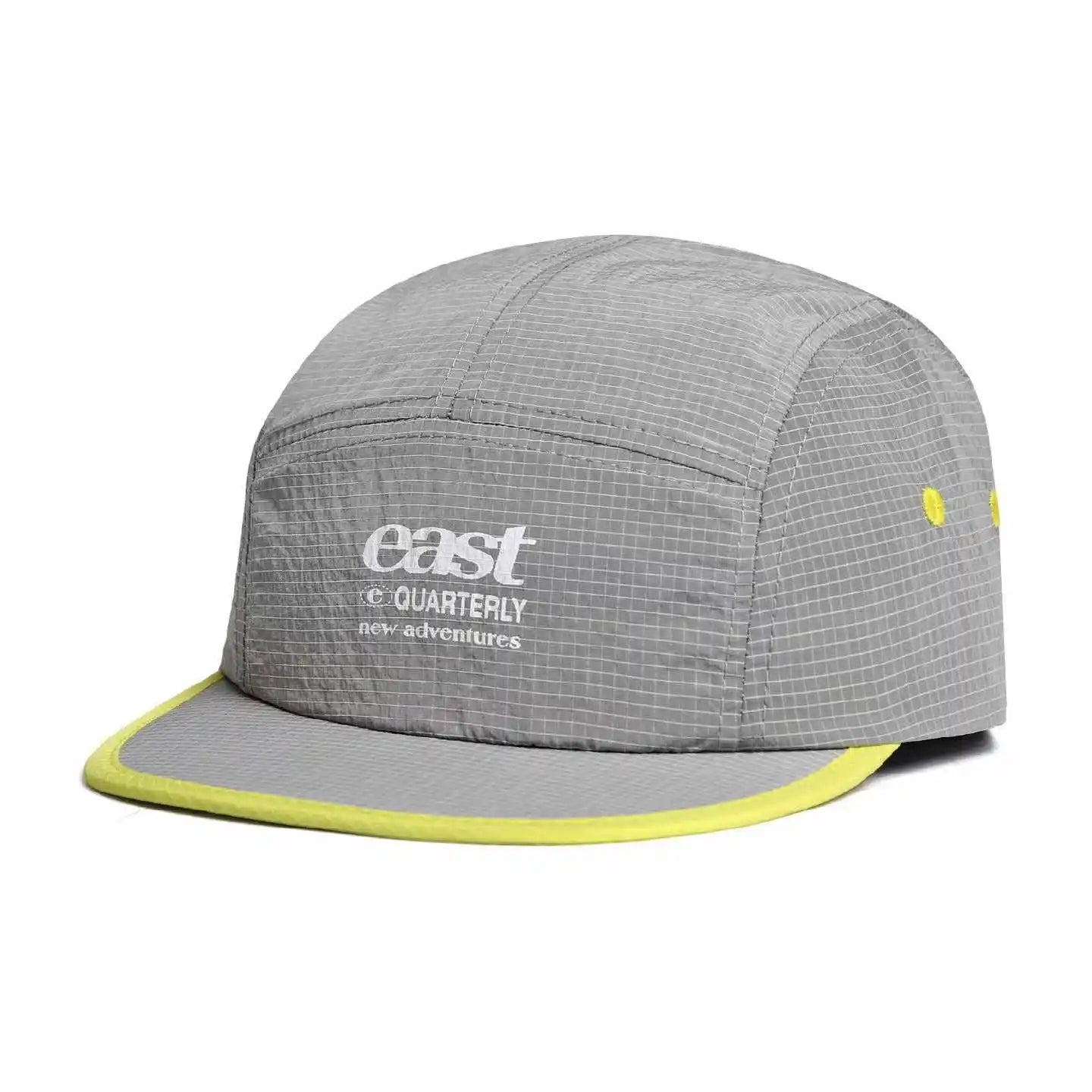 Quick Dry 5 Panel Cap Men Women Lightweight Breathable Camper Hat Outdoor Hiking Running Baseball Caps Contrast Color Flat Brim