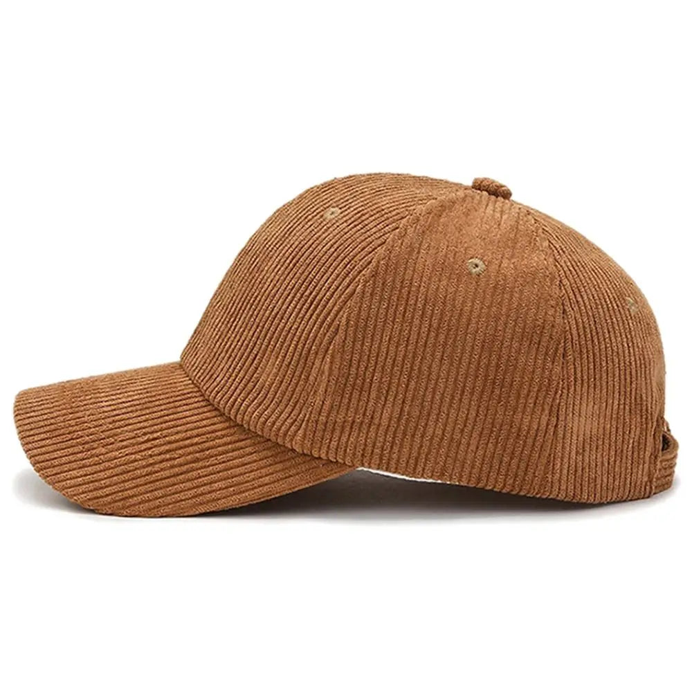 Unisex corduroy baseballpet, verstelbare zonnehoed, hiphop-pet voor heren