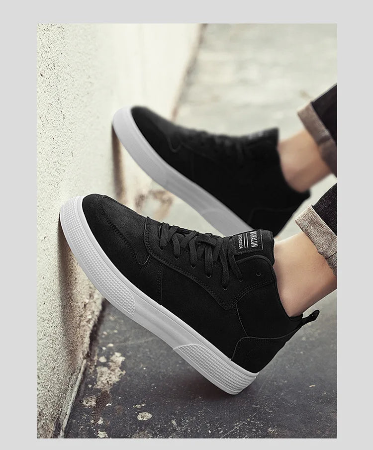Men's Skateboarding Shoes 48 High Top Casual Sneakers Breathable Street Shoes Flats Shoes Lace Up Walking Shoes Men's Shoes