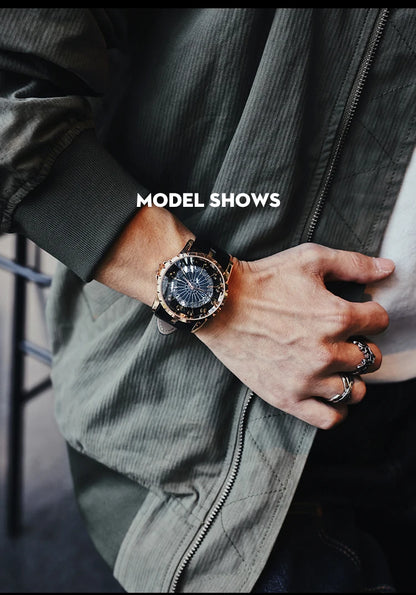 Quartz Watches for men Twelve Knights of the Round Table high quality Men's Watch man sports luxury brands waterproof men's