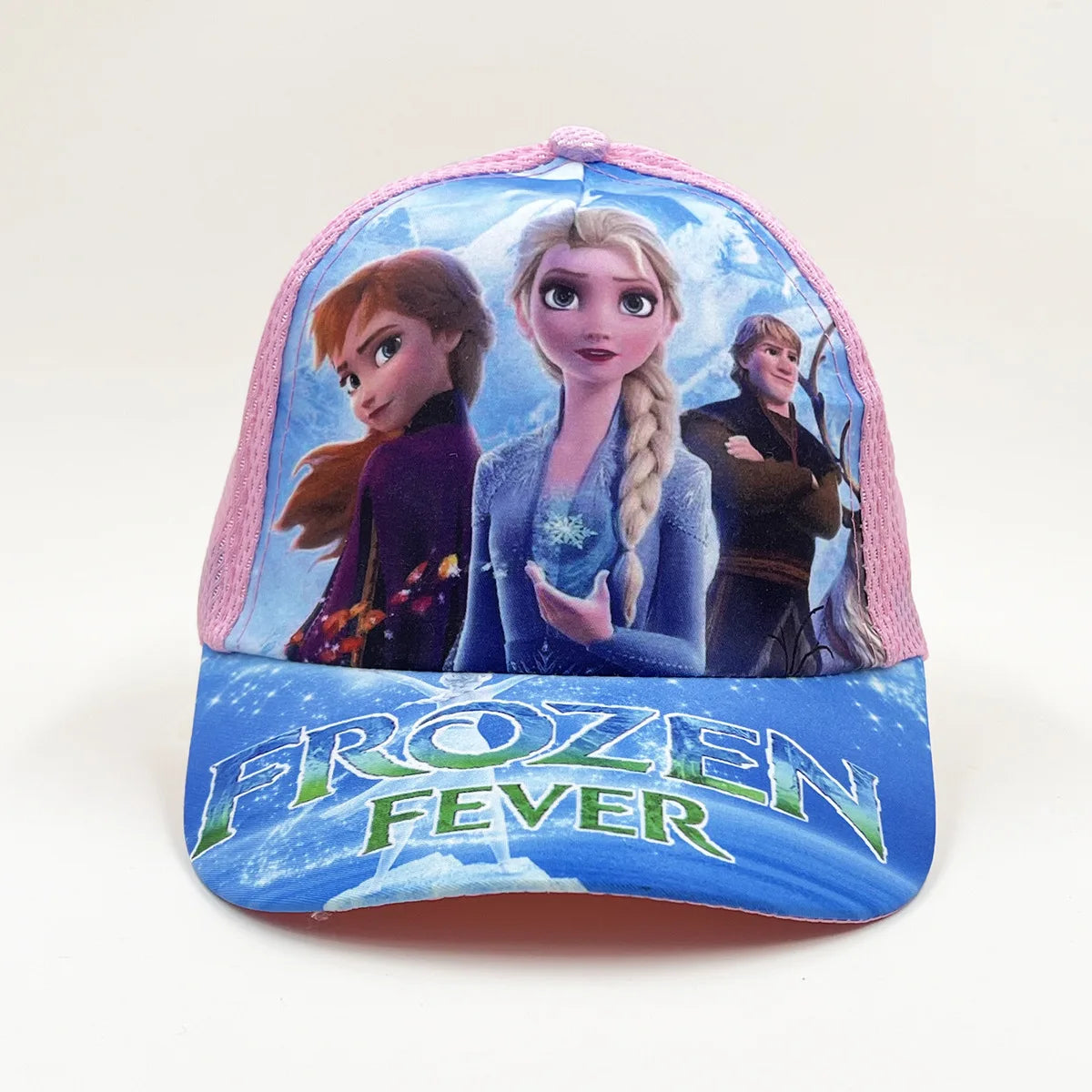 Disney-prinsesse Elsa, Anna og Sofia fra Frost – anime-figur – baseballkasket – Terylene-kasket med skygge – tegneseriepige – børnehovedbeklædning – gaver