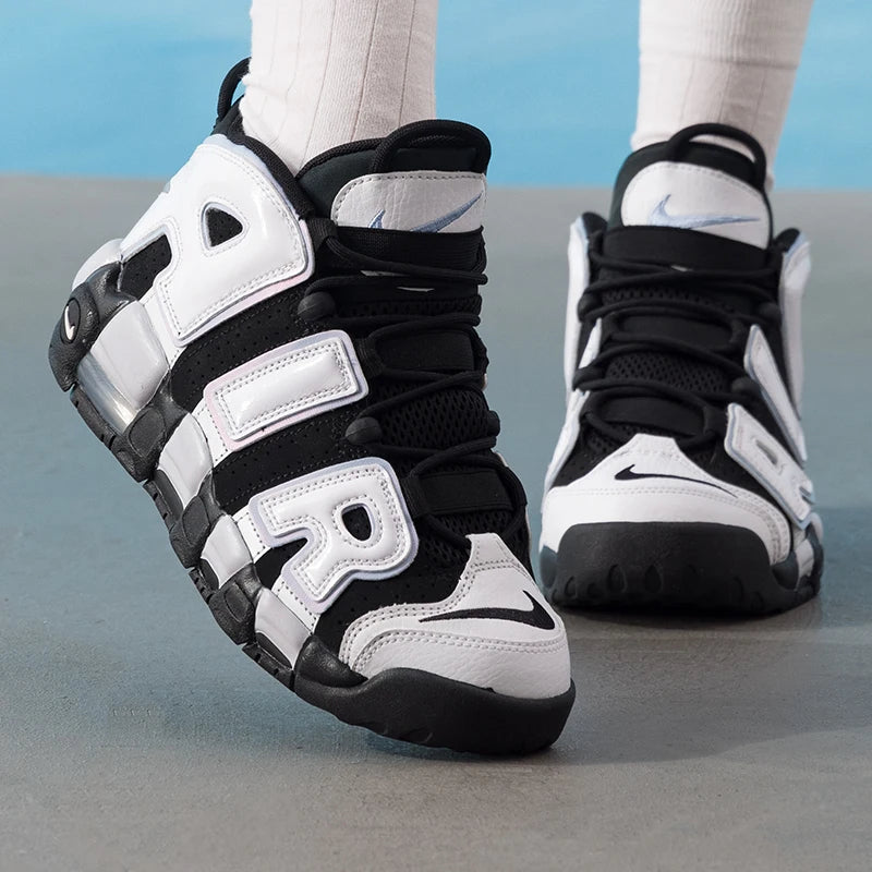Nike (Nike) Women's Shoes Air More Uptempo (Gs) Sports Shoes Fashionable, Comfortable, Warm, Air-Cushioned Casual Shoes Dq6200-001