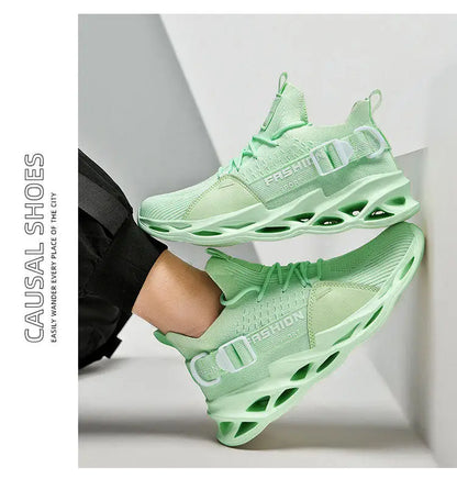 Moda Lila Casual Sneakers Dam Herr Blade Löparskor Storlek 48 Lätta Andningsbara Sportskor Herr Mesh-sneakers