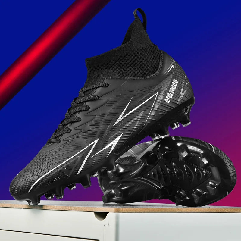 Bottes de Football professionnelles pour hommes, chaussures de Football pour adultes, baskets de sport de plein air, crampons de Football ultralégers, entraînement