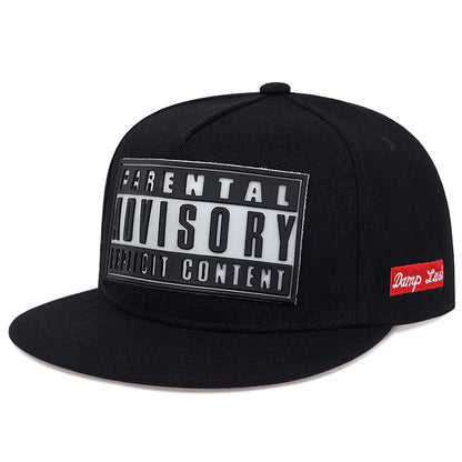 Cappellino con visiera piatta, patch alla moda, chiusura a scatto, cappellino da baseball hip hop a blocchi di colore, unisex, leggero, con protezione solare, cappellino "Dad Hat" per donne e uomini