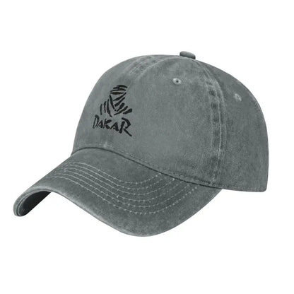 Casquettes de baseball vintage de course tout-terrain « D-Dakares Rally », style unisexe, effet vieilli, lavées, casquettes de soleil, de voyage, souples et non structurées