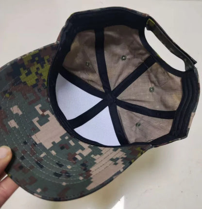 Sydkoreansk baseballkasket med granitmønster og femfarvet digital camouflage til mænd