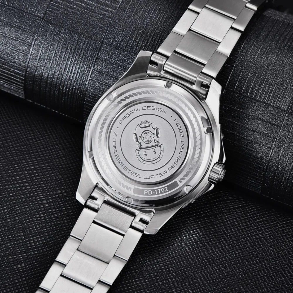 PAGANI DESIGN Men's Luxury Mechanical Watch Japan MIYOTA 8215 Automatic Movt Wristwatch 200m Waterproof Reloj Hombre PD-1702