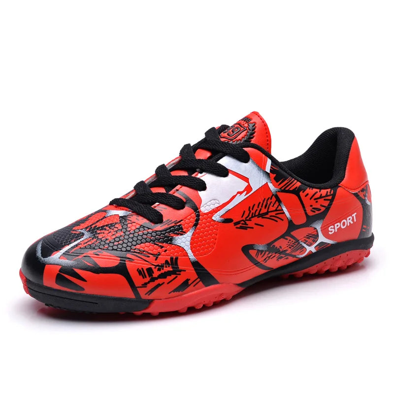 Chaussures de Football pour enfants, chaussures de Football pour garçons, Futsal, baskets d'intérieur rapides, crampons originaux, bottes de Football
