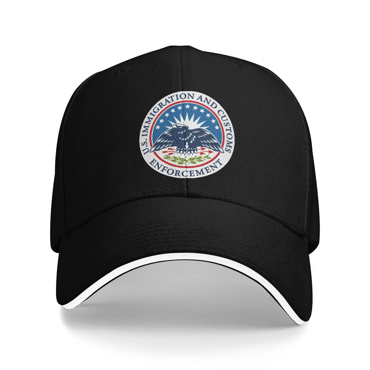Immigration and Customs Enforcement  ICE  Casual Baseball Cap  Hiking Fishing Trucker Hat Summer Men Fashion Baseball Caps