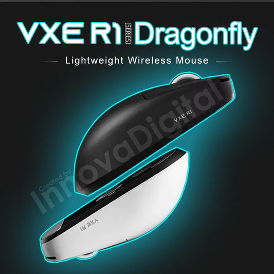 ATK VXE Dragonfly R1 Pro MAX trådlös gamingmus PAW3395 R1 SE Plus anpassad esport-FPS-mus, uppladdningsbar och lätt