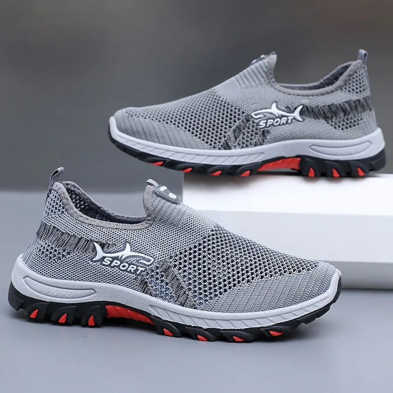 Men's summer sneakers Sporty men's mesh shoes breathable sports shoes canvas lightweight  sneakers cheap shoes clearance