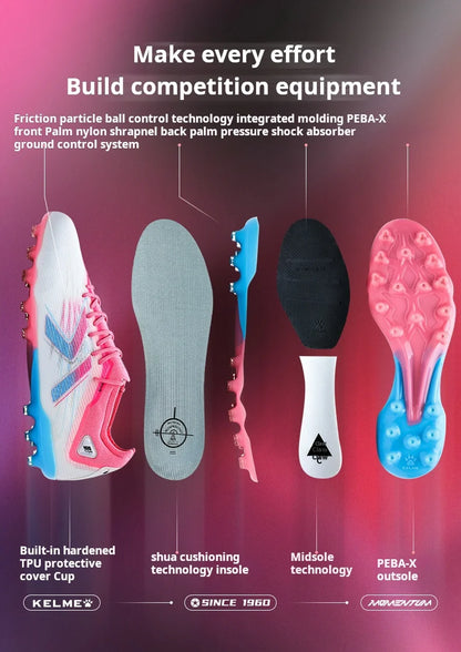 Kelme MG futbolo bateliai vyrams natūraliai ir dirbtinei vejai, profesionalioms varžyboms ir treniruotėms, neslystantys futbolo bateliai