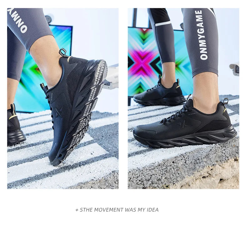 Xtep tenisice za trčanje za muškarce 2021, zimske ulične casual muške sportske cipele, otporne na trošenje, s potporom i amortizacijom, sneakers 879419110080