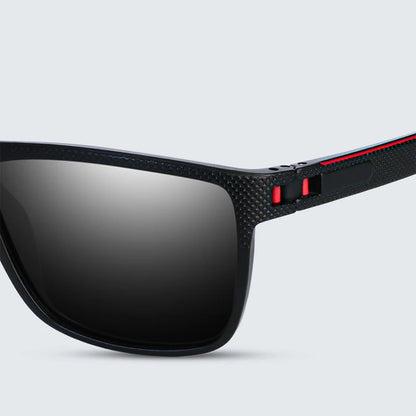 Fashion High Quality Brand New Polarized UV400 Sunglasses Men Women‘s Square Matte Frame Glasses