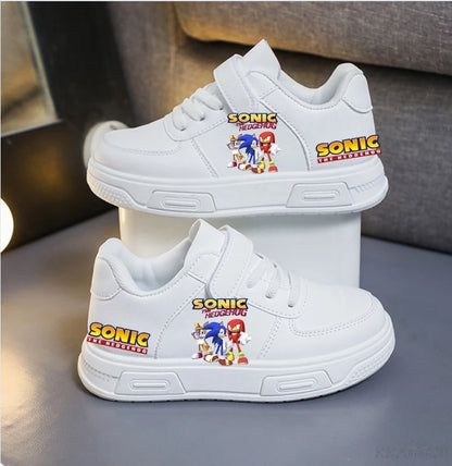 Sonic Students Fashion Casual Shoes Cartoon Anime Print Sneakers Cute Board Shoes Birthday Party Gifts