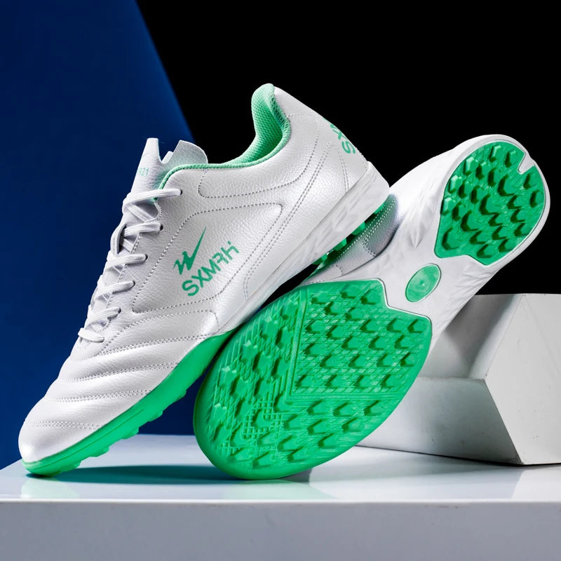 Double Star Herren-Fußballschuhe aus echtem TF-Turf, für Grundschüler, Jugendliche, Erwachsene & Kinder, professionelles Training und