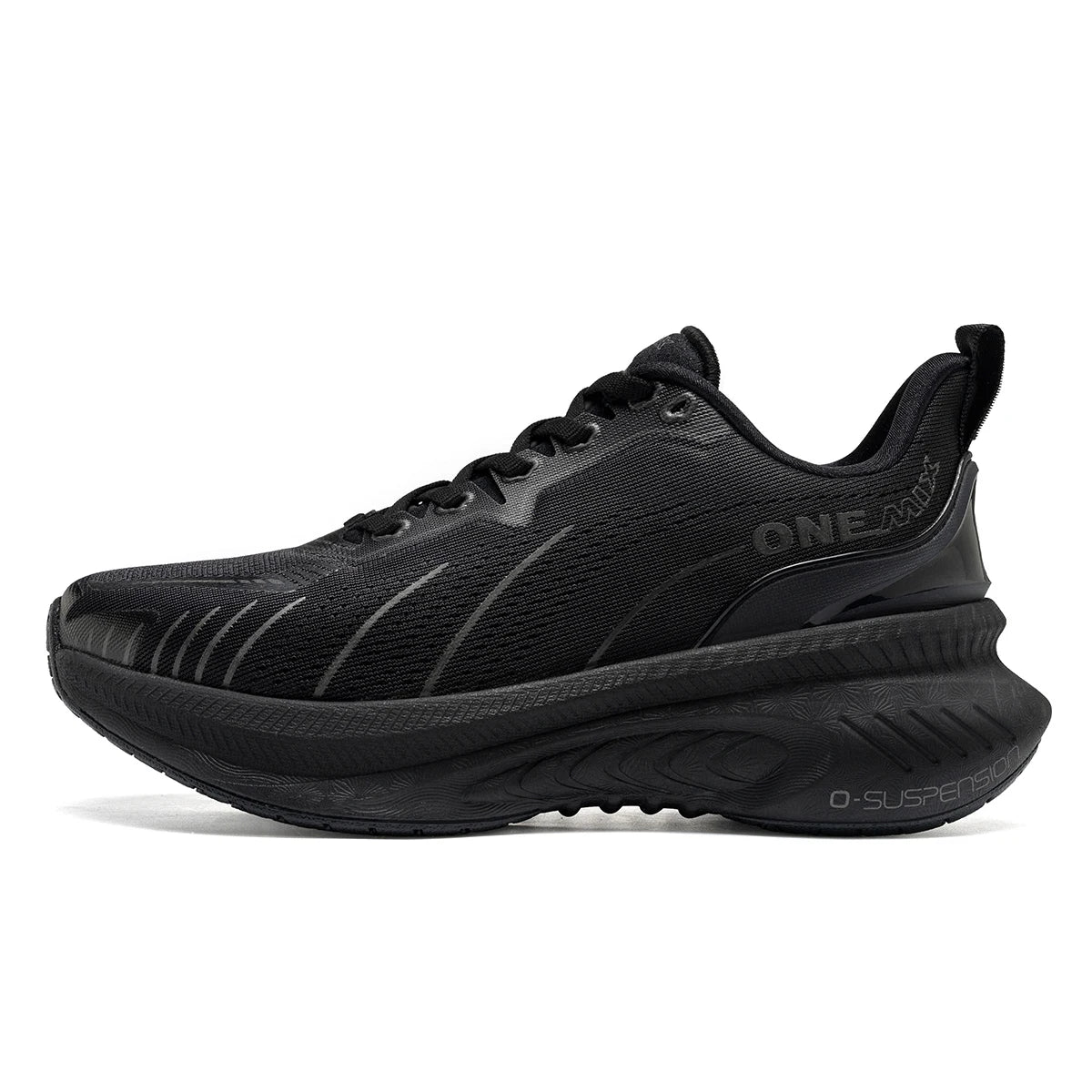 ONEMIX 21608A chaussures de course pour hommes bleu hiver à lacets chaussures de sport femmes antidérapant en plein air athlétique chaud hommes baskets