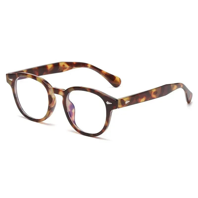 JNPCXI New Retro Round Sunglasses Women Yellow Fashion Rivets Decoration Shades UV400 Men Punk Sun Glasses