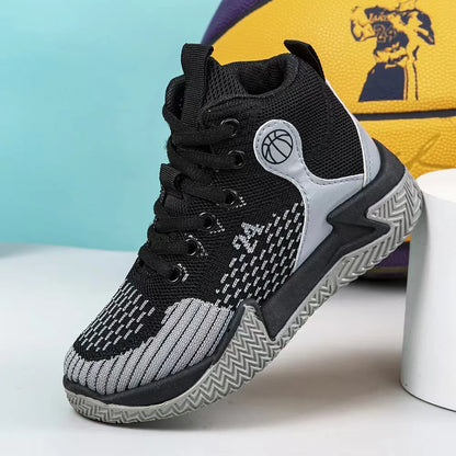 Große High-Top-Sportschuhe für Herren, lässig, atmungsaktiv und bequem, mit dicker Sohle – Basketballschuhe und Laufschuhe