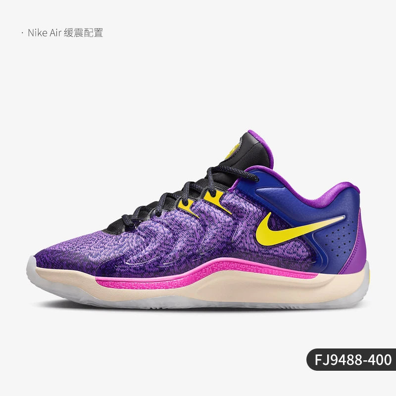 Nike genuine KD17 EP Men's Fashion Low-Top Basketball Shoes FJ9488-400