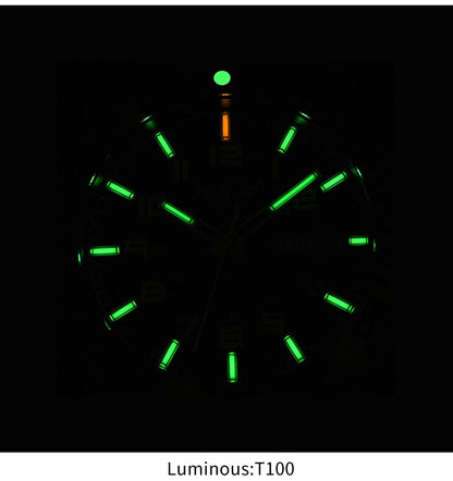 Yelang V1217 42mm Japan Eco-Drive Solar Watch Men's Watch 300M Diver Watch  30ATM Professional Waterproof  Sapphire Luminous