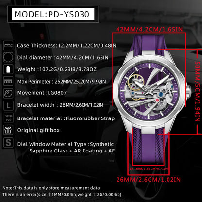 2026 New PAGANI DESIGN Hollow Men's Watches Mechanical Luxury Automatic Watch Men AR Sapphire Waterproof Luminous Man Gift Clock