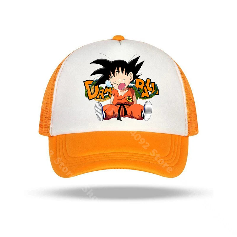 „Dragon Ball“ beisbolo kepurės su anime personažų atvaizdais, saulės kepurės vaikams ir suaugusiems, vasarinės, kvėpuojančios, kasdienio stiliaus kepurės, reguliuojamos kepurės su snapeliu, dovanos